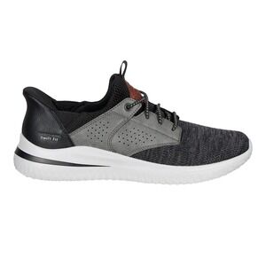 Skechers Delson Black Swift Fit Hands Free Mens Memory Foam Shoes Men's Sz 10.5